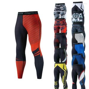 Pantalones para hombres Venta al por mayor Hombres personalizados Gimnasio Ropa deportiva Medias Entrenamiento Fitness de invierno Correr Compresión Leggings de secado rápido