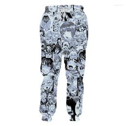 Pantalones de hombre Sexy Janpanse Anime Jogger Hombres Mujeres Lindo 3d Imprimir Pantalones Unisex Street Hip Hop Pantalones de chándal de gran tamaño personalizados S-6XL