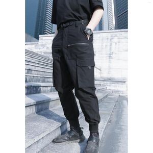 Pantalon pour hommes SIlenstorm Cargo Nylon Spandex Matériel Joggers Molle Pad Plusieurs poches Techwear Esthétique Warcore