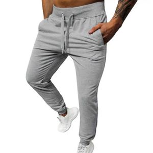 Pantalon pour hommes Couleur de couleur unie simple pantalon pour hommes avec une pantalon de soutien élastique chaud et un pantalon surdimensionné pour la rue Autumn Wearl2405