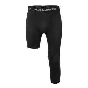 Pantalon pour hommes, jambe unique, basket-ball, ample, surdimensionné, entraînement sportif, bas extensible, séchage rapide, Compression, neuf points, 255m