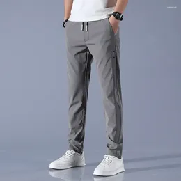 Pantalon masculin skinny jogging décontracté cargo extérieur slim de vêtements originaux classiques pantalons secs noirs mâles 28-38