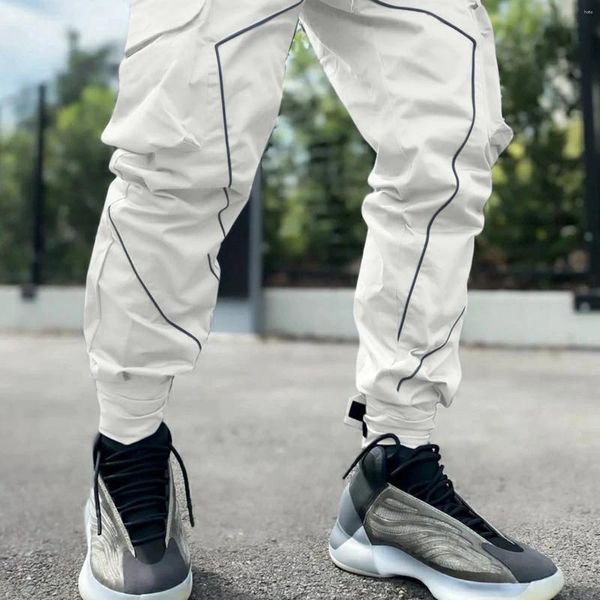 Pantalon pour hommes Skinny Leg Togo Men Hommes Casual Hop Hop Tracksuit Jogger Papte de survêtement Poches Punk Man pantalon Y2K Clothes Gym Pantalones