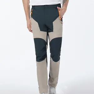 Pantalon pour hommes neige de mode de travail des vêtements de la jambe droite mince poche de jogging harem