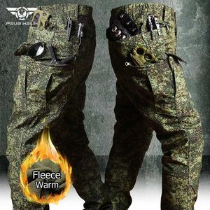 Pantalon pour hommes Soft Shell Pantalon Tactical Military Imperproof Shark Down Pantmand extérieur Ventropor