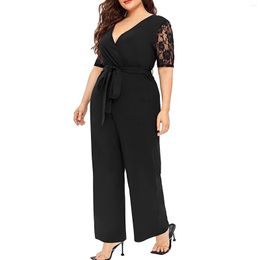 Herenbroek Effen kleur Jumpsuit Recht Eenvoudig en prachtig ontwerp Zomerrompertjes voor dames Casual