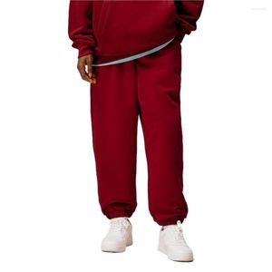 Herenbroek vast dikke pool fleece gevoerde joggers unisex winter gezellige baan heren zweetwegen zweet voor heren streetwear