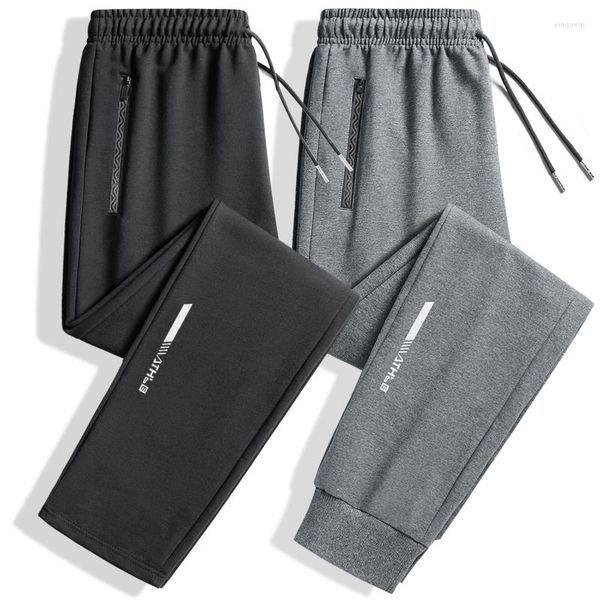 Pantalons pour hommes Sport étudiants pantalons de survêtement hommes survêtement Streetwear noir droit lâche Harem taille haute grande taille 5XL garçons pantalons