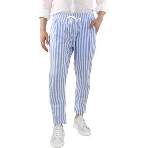 Pantalons pour hommes vêtements de Sport pour hommes lin et coton taille décontracté hommes rayé respirant pantalon ample pantalons pour hommes