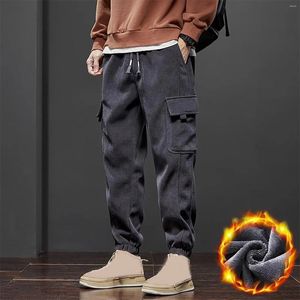 Pantalons pour hommes Sports Automne et hiver Bo'H Warm Loose Leg Binding Outdoor Mens Big Tall 44x30