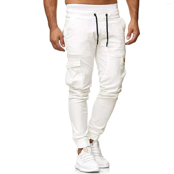 Pantalons pour hommes sport décontracté Jogging pantalon extérieur léger randonnée travail mâle coupe ajustée Cargo 2024