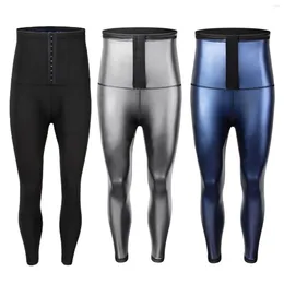 Pantalons pour hommes Sports Fitness Tummy Control Hommes Casual Yoga Breasted Taille serrée Body Shaping Man Pantalon Y2K Vêtements.Pantalones Gym