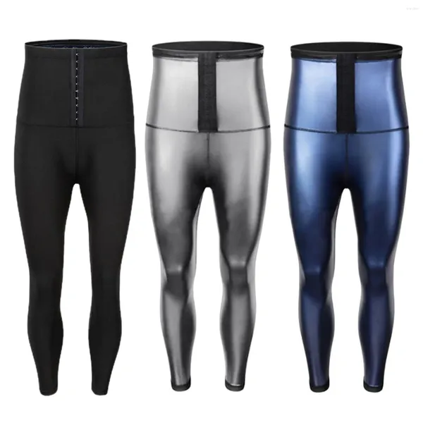 Pantalones de hombre Deportes Fitness Control de barriga Hombres Casual Yoga Pecho Cintura ajustada Body Shaping Hombre Pantalones Y2k Ropa.Pantalones Gimnasio