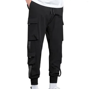 Pantalons pour hommes Sports Harlem lâche grande taille neuf pantalons cargo décontractés multi-poches pieds groupés pantalons de survêtement pour hommes