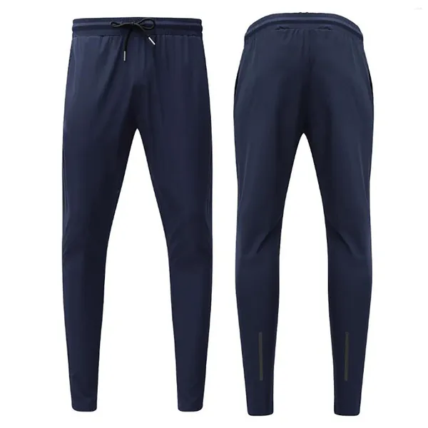 Pantalones para hombres Deportes Tecnología de alto rendimiento Paño grueso Trotar Fitness Cinturón Bolsillo para hombres con memoria