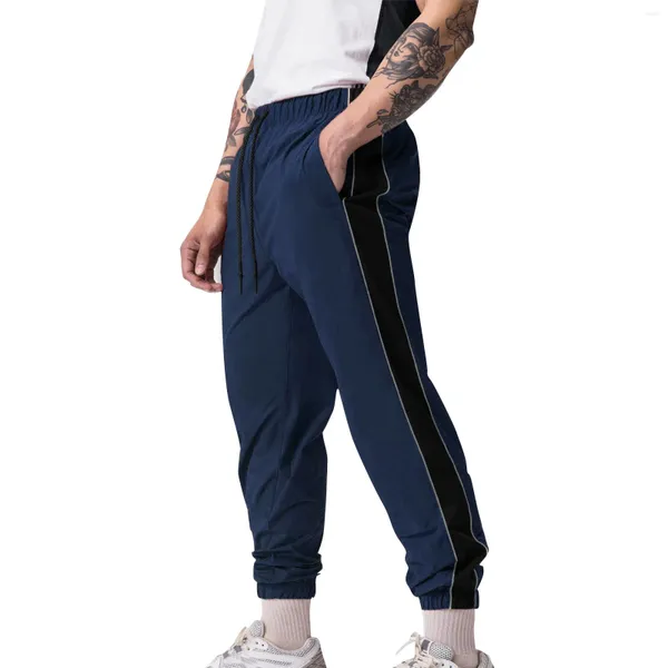 Pantalones deportivos para hombre, pantalón informal, holgado, para correr, Fitness, ejercicio con bolsillo de gran tamaño, para invierno y otoño