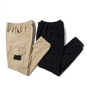 Pantalons pour hommes printemps et automne sergé coton lavage mode décontracté pierre étiquette outils pour hommes cinq poches Troll 230412