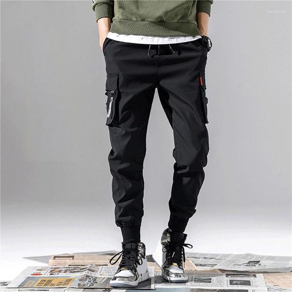 Pantalones de hombre Primavera y verano Marca Negro Militar Moda Casual Algodón Táctico Grande