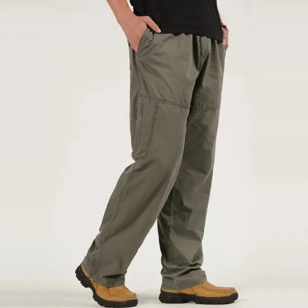 Pantalones para hombres Primavera y verano Tendencia casual Bolsillos oscuros A prueba de viento Fino Trotar Al aire libre Camping Deportes Trabajo