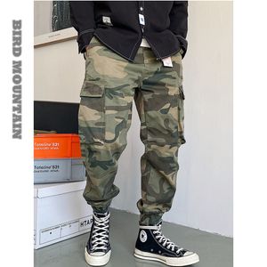 Mannen Broek Lente Herfst Amerikaanse Casual Hoge Kwaliteit Militaire Camouflage Cargo Broek Mannen Kleding Harajuku Tactische Jogging Broek 230309