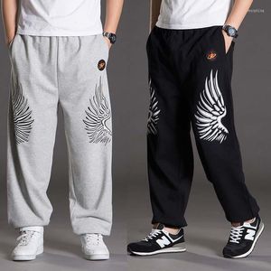 Pantalones para hombres Primavera Otoño Tamaño grande Pantalones de chándal Hombres Hip Hop Harem Suelto Baggy Casual Joggers Algodón Sudor Streetwear Danza