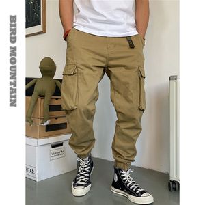 Herenbroek Leer Spring herfst mode hoogwaardige vrachtbroek Harajuku tactische casual broek mannen kleding streetwear trendyol joggers 230316