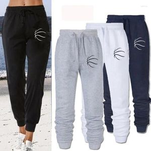 Herenbroek Leermode Damesgedrukte broek Lange unisex dames casual joggingbroek zachte sport vrouwelijk joggen