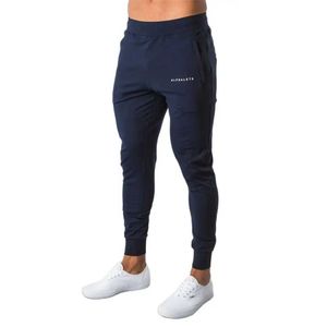 Pantalon masculin jogger de jogger de sport pour hommes coton pantalon décontracté pantalon forme de fitness pantalon pour hommes vêtements de gym