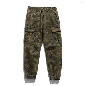 Pantalons pour hommes printemps hommes coton hommes Cargo kaki militaire pantalon Camouflage décontracté tactique grande taille armée