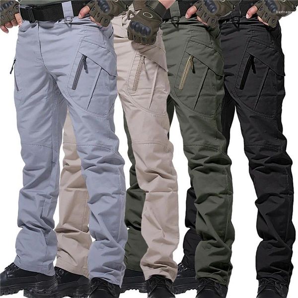 Pantalons pour hommes Printemps Mens Cargo Multi Poches Militaire Hommes Pantalon Casual Coton Tactique Grande Taille Armée Pantalon Travail Jogger