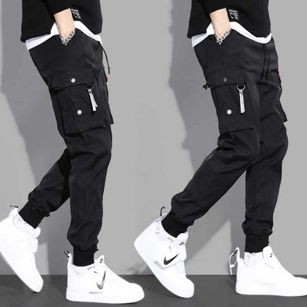 Pantalon masculin Pantalon pour hommes Hip Hop Harem Jogging Pantalging New Mens pantalons masculine Multi Pocket Pocket Cargo Pantsl2404