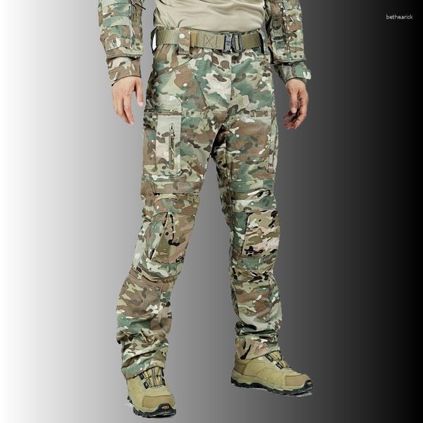 Pantalones de hombre Primavera Militar Ejército de EE. UU. Ropa de trabajo de carga Uniforme de combate Paintball Multi bolsillos Pantalones largos tácticos