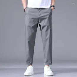 Pantalon masculin printemps été décontracté pour les pantalons de cheville pour hommes