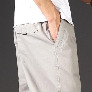 Pantalon masculin coton de coton de coton décontracté.