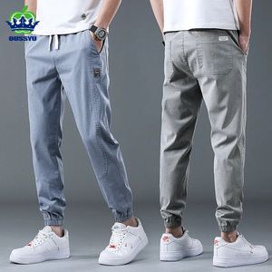 Heren broek lente zomer katoen jogger pant man broek harajuku vracht jeans casual harem denim Koreaanse hiphop joggingbroek mannelijke broek 957