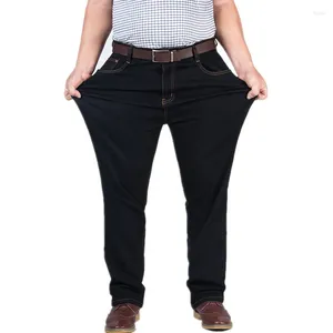 Pantalon Homme Printemps/Été Taille Haute Extra Large Jeans Droit Ample Plus Fat Taille Casual 3