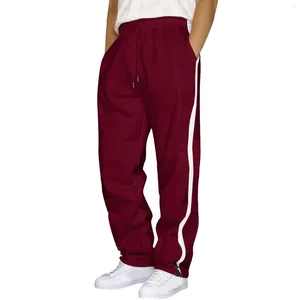 Pantalons pour hommes printemps été hommes 2024 coton couleur unie pantalons de survêtement streetwear pantalon masculin décontracté mode joggeurs