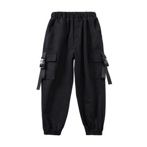 Pantalons pour hommes printemps été hommes pantalons de sport tactique Jogging Cargo pantalons Joggers survêtements décontractés Streetwear vêtements 2022 Hip Hop noir Z0306