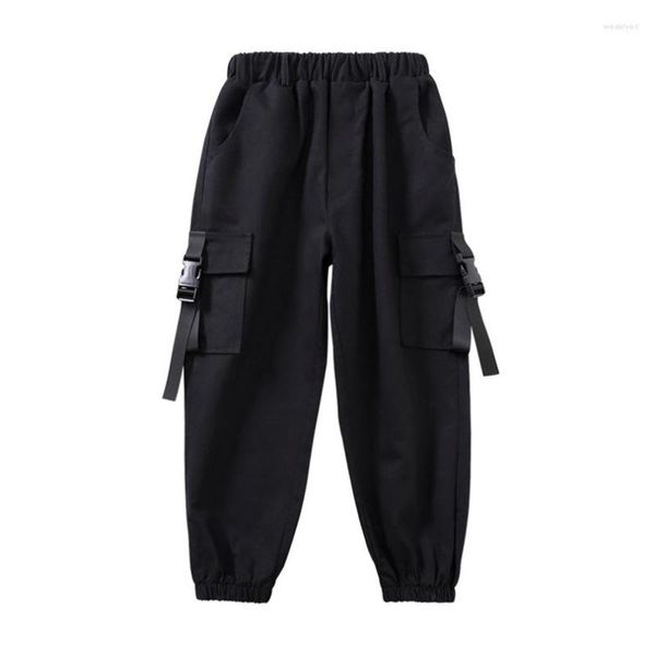 Pantalons pour hommes printemps été hommes sport tactique Jogging Cargo pantalons Joggers survêtements décontractés Streetwear vêtements 2023 Hip Hop noir
