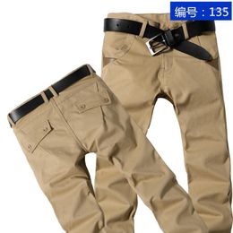 Pantalons pour hommes Printemps Hiver Élasticité Hommes Robuste Cargo Silm Fit Milltary Army Salopette Tactique Pantalon Casual Hip HopMen's