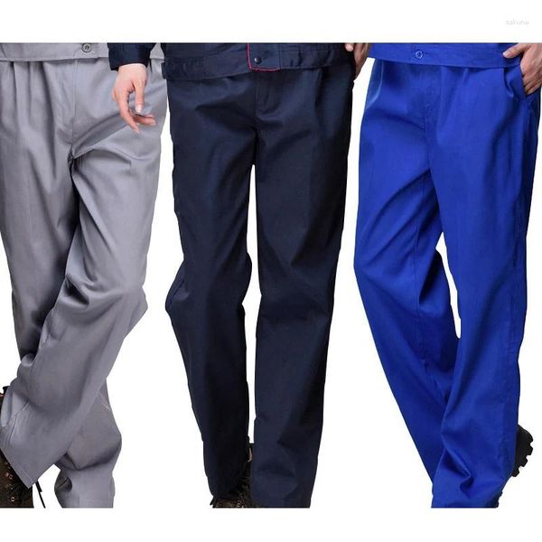 Pantalones para hombres Primavera Trabajo Hombres Cargo Reparación de automóviles Taller transpirable Fábrica Drop Durable Mecánico Pantalones rectos