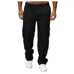 Pantalon masculin Sauthoue de jambe de fitness pantalon sportif multi-poche sheild long pour l'homme