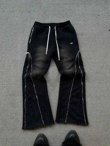Pantalon pour hommes SAGLES SAGE PANTAL CONCUTER Y2K Retro Zipper Decorative Sports Pantal