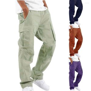 Pantalons pour hommes Streetwear Cargo hommes poches pour vêtements décontractés pour hommes mode d'été pantalons pleine longueur