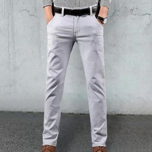 Pantalons pour hommes Jeans extensibles printemps été classique affaires décontracté Slim Denim marque masculine vêtements pantalons