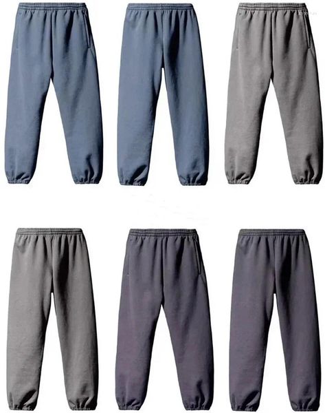 Pantalons pour hommes Style Carbon Gris Bleu Kaki Pantalons de survêtement Hommes Femmes Jogger Cordon Casual