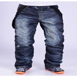 Heren Broek Stijl Snow Bid Jean Snowboard Bretels Denim Ski Heren Skate Board Waterdicht Winddicht Thermisch Skiën2086