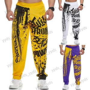 Herenbroeken Stijlvolle Joggers Joggingbroek Fitness Sneldrogend Casual Bodybuilding Joggers Broek Zacht Losse Heren Joggingbroek voor Gym T231122