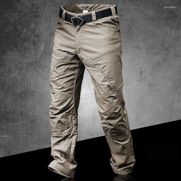 Pantalons pour hommes Summer Cargo Hommes Kaki Noir Camouflage Armée Tactique Militaire Travail Pantalon Décontracté Jogger Pantalon de Survêtement Streetwear