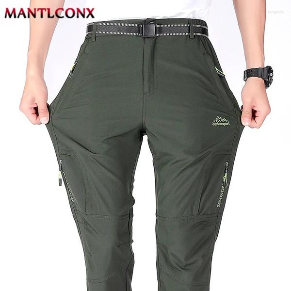 Pantalon masculin joggeurs décontractés d'été randonnée camping à l'épreuve des UV hommes extérieurs minces pantalons élastiques secs qui respirent rapidement